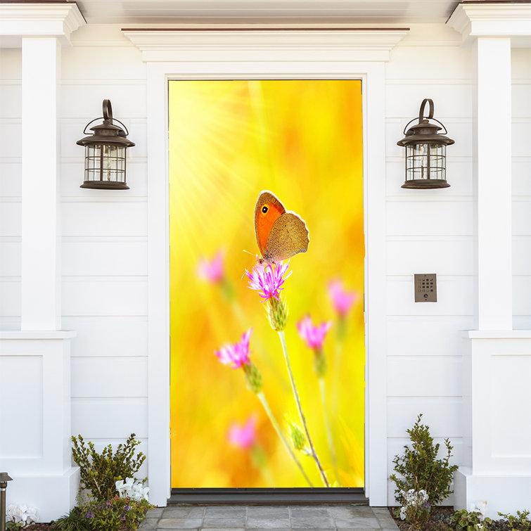 The Holiday Aisle® Spring Door Door Mural Wayfair